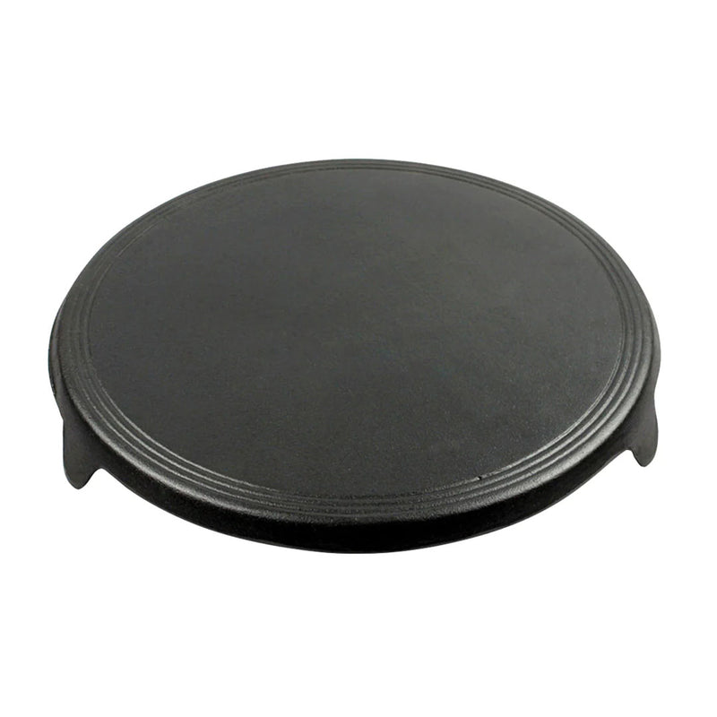 33CM Reversible Cast Iron Crepe Pan Non-Stick Durable Black Pizza Omelet Cookware