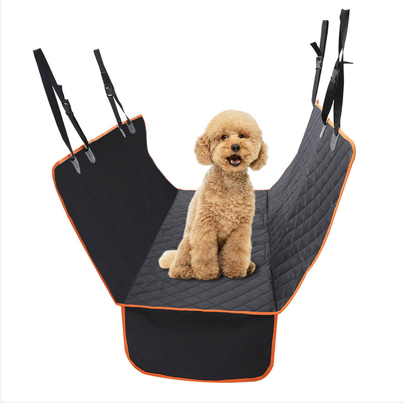 Waterproof Dog Car Seat Cover 600D Oxford Black Non-Slip Protector Mat