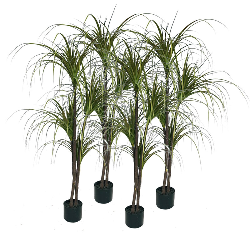 4X 150cm Artificial Realistic Polyscias Potted Plant Polyurethane Green