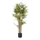 120cm Bamboo Artificial Plant 7 Branches Green Home Office Decor