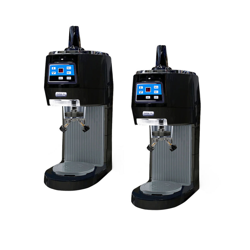 2X 300W Electric Ice Shaver Machine Heavy Duty Blades 70Kg/H Commercial Black