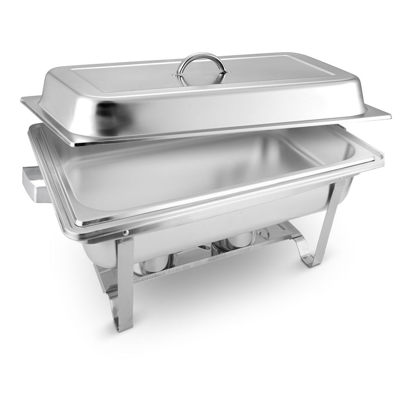 9L Stainless Steel Full Size Chafing Dish Buffet Food Warmer Mirror Finish