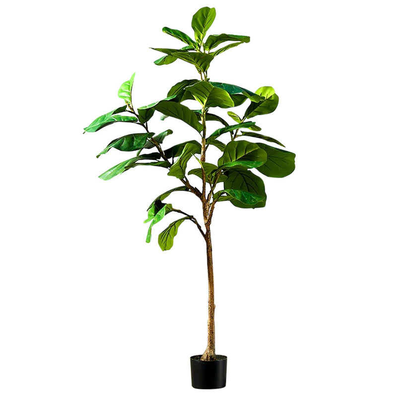 Potted Artificial Tree 155cm Polyurethane Polyethylene Realistic Green Indoor