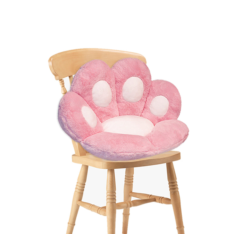 Paw Shape Cushion Pink PP Cotton 80cmx70cmx20cm Plush Back Support Decorative