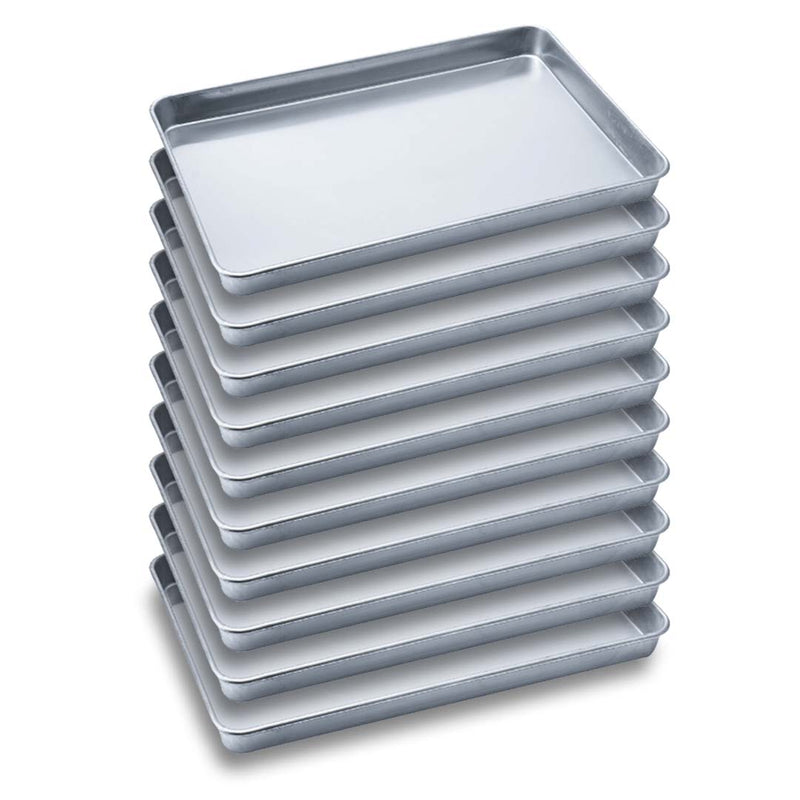 10X Aluminium Gastronorm Baking Pan 60x40x5cm Durable
