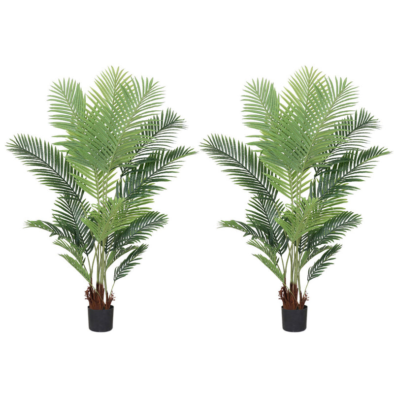 2X 180cm Artificial Sunflower Tree With Moss In Pot Realistic Faux Decor