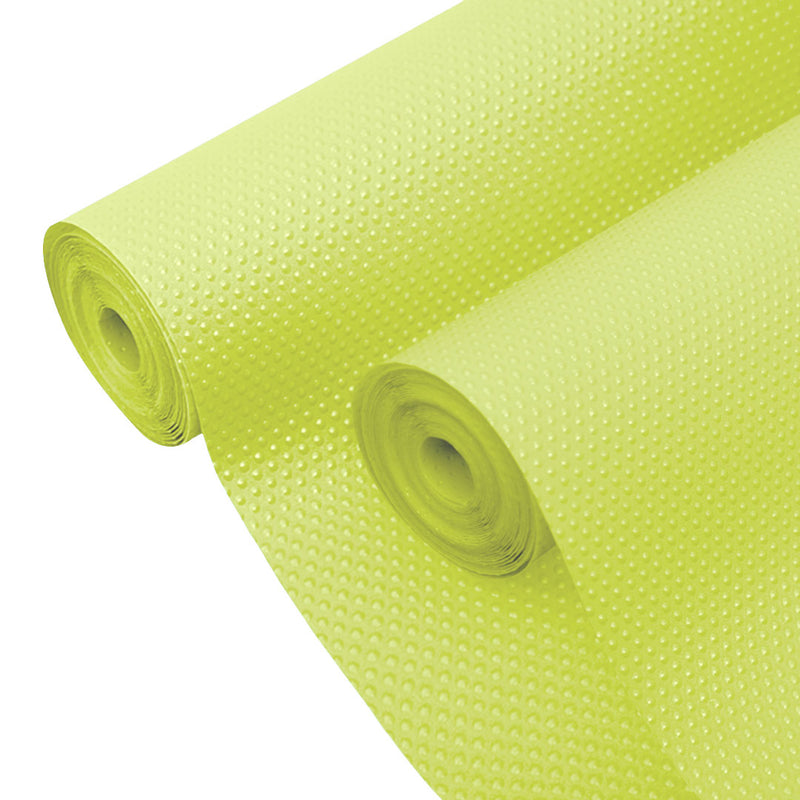 2X 50x300cm Eva Kitchen Cabinet Drawer Liner Roll Non Slip Waterproof Green