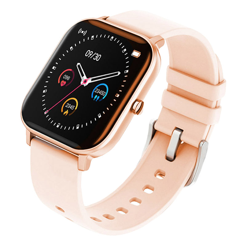 Smart Watch P8 1.4 Inch IPS Touch Fitness Tracker Heart Rate SpO2 BP Gold