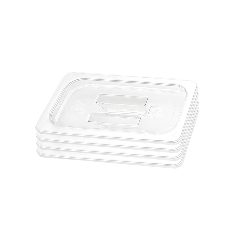 Gastronorm 1/3 Polycarbonate Lid Clear 32.5x17.5cm Dishwasher Safe Bundle of 4