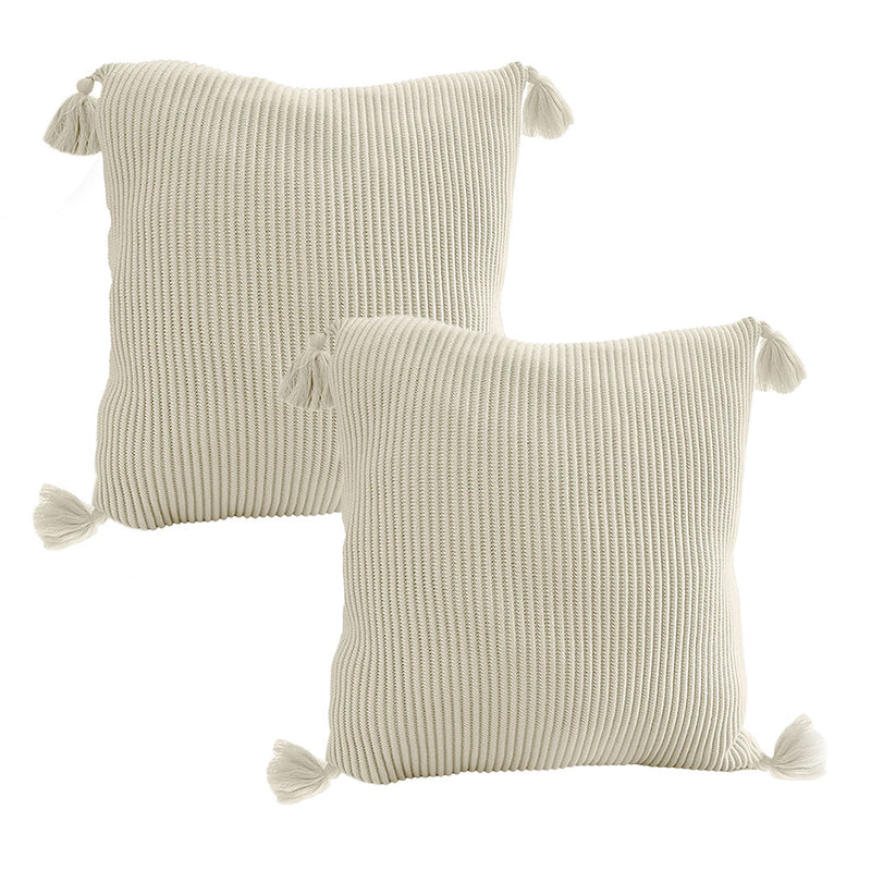 Square Velvet Throw Pillow 45x45cm 15cm Thick Khaki Polyester Cotton