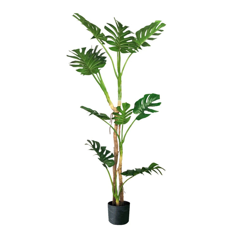 175cm Artificial Monstera Palm Tree Potted Real Touch Uv Protection Green