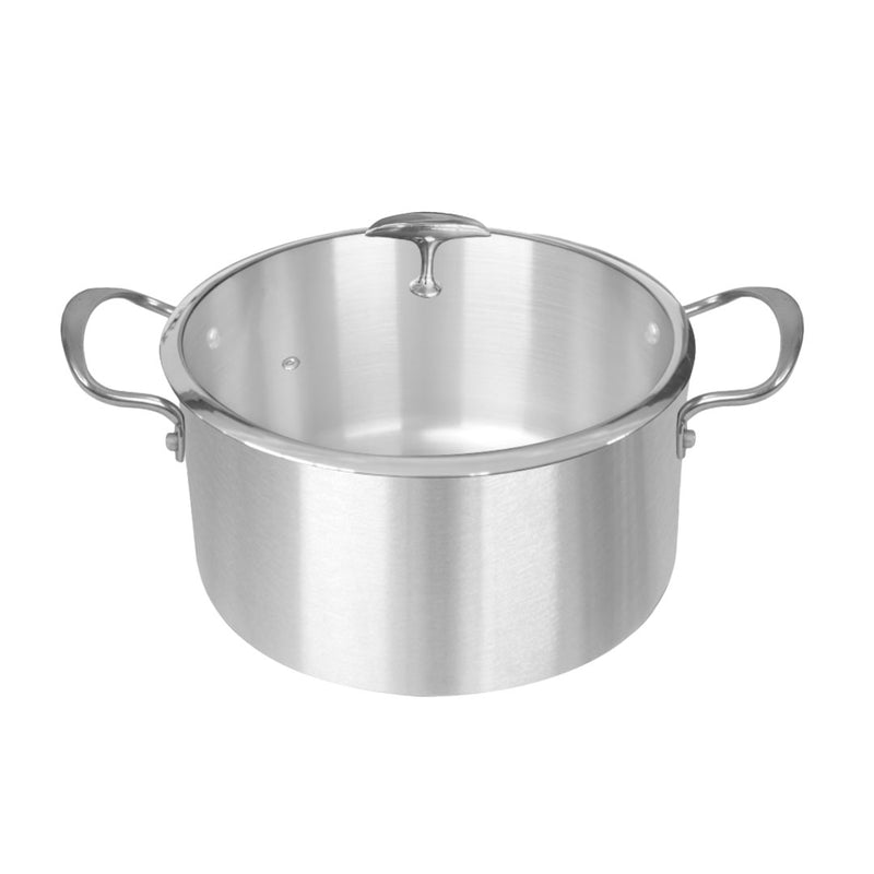 30cm Tri Ply Copper Core Stainless Steel Casserole With Lid Induction Ready