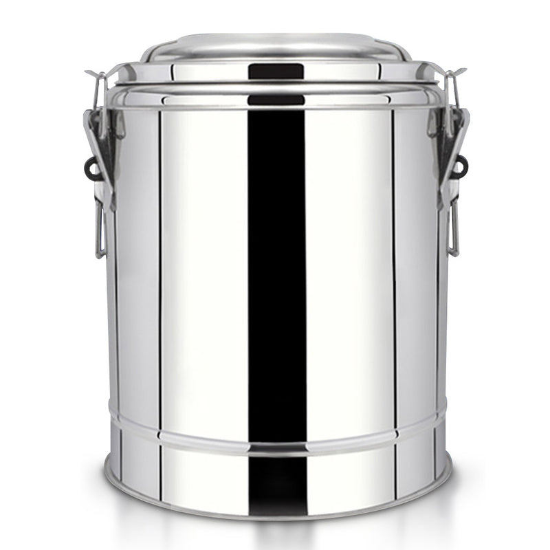 22L Stainless Steel Insulated Stock Pot Double Wall Beverage Container