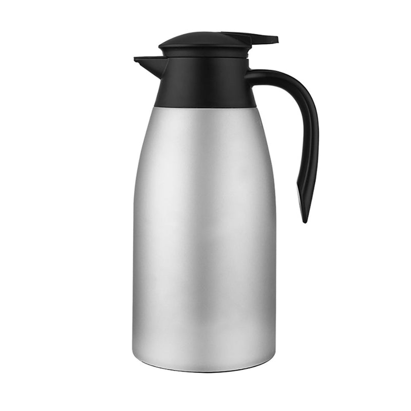Thermal Flask 1.5L Stainless Steel Triple Layer Vacuum Insulated Silver