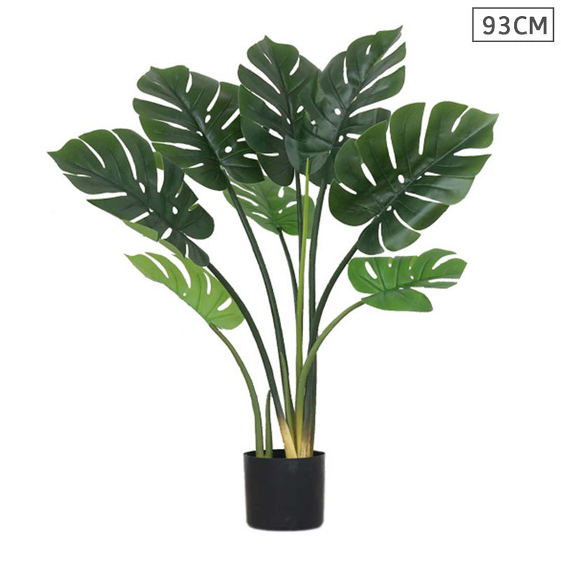 Artificial Potted Turtle Back Plant 93cm Realistic Indoor Moss Pot