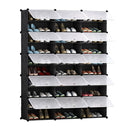 10 Tier Shoe Rack Organizer Stackable Portable Storage Stand With Cover