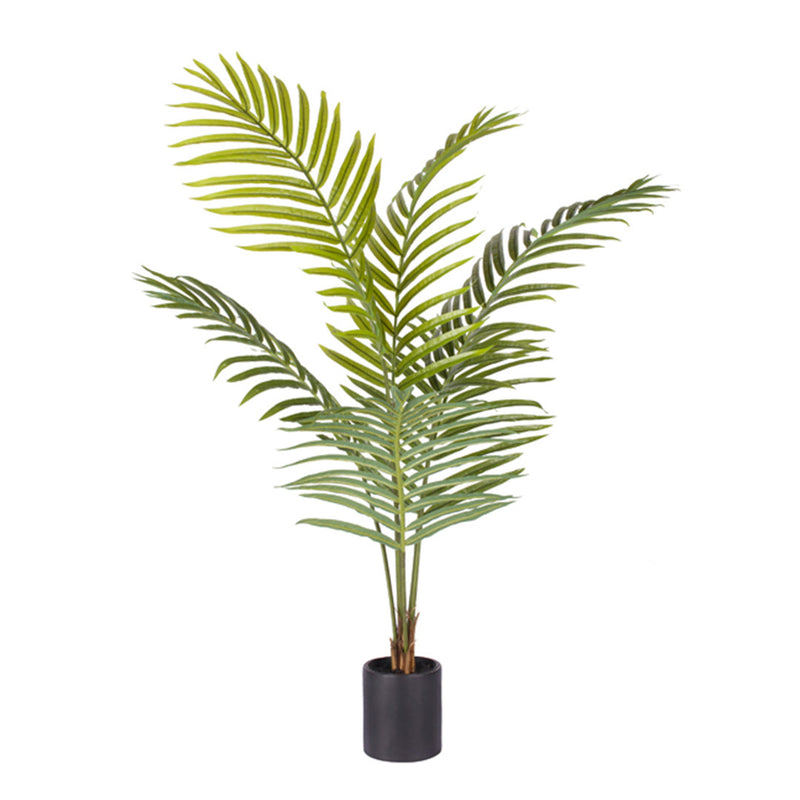 Artificial Areca Palm Tree 120cm Potted Realistic Green Indoor Decor