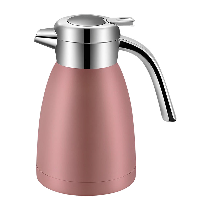 1.2L 18/10 Stainless Steel Insulated Vacuum Flask Spill Proof Pink