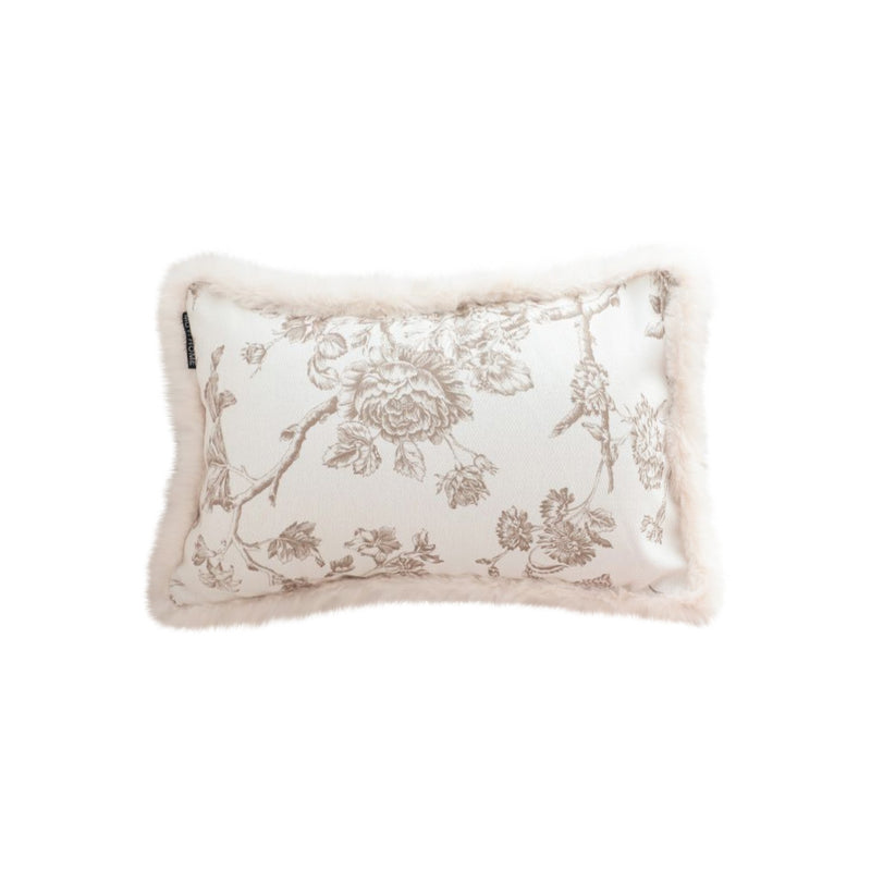 Plush Velvet Tassel Sofa Cushion 30x50cm Multicolor