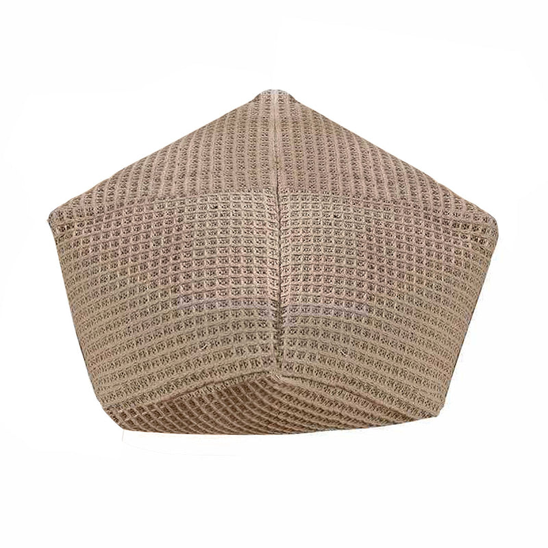 53cm Polyester Cotton Pouf Cushion Epp Particle Insert Plush Beige