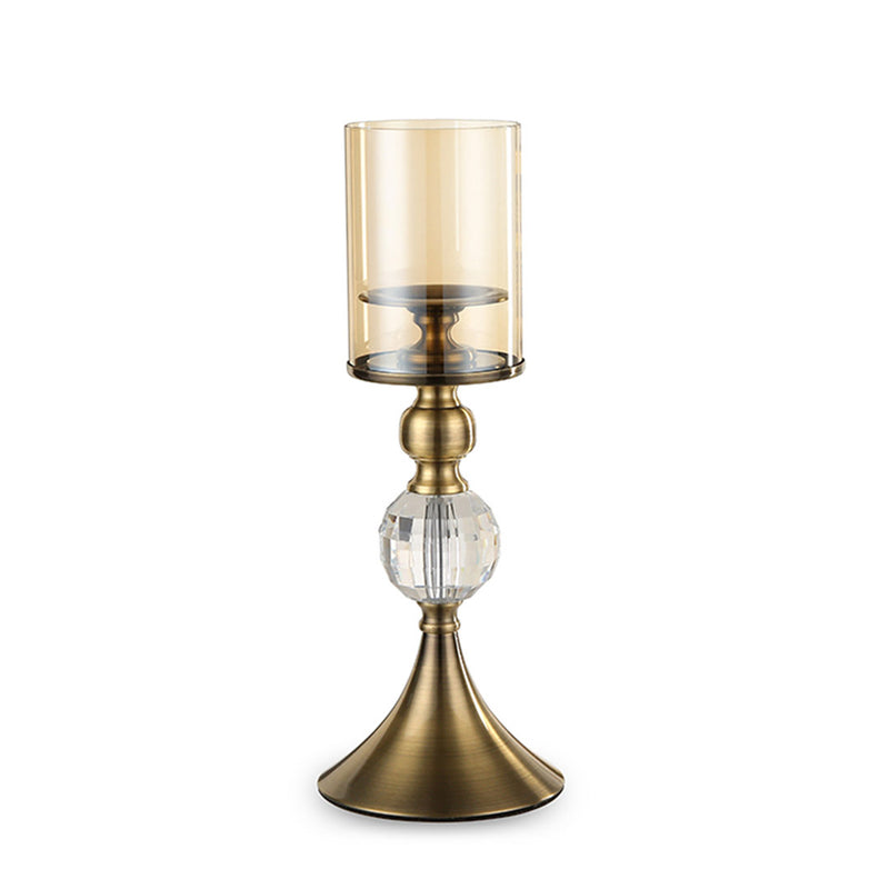 Glass Candle Holder 38cm Tall Home Wedding Decoration Indoor Outdoor Stand