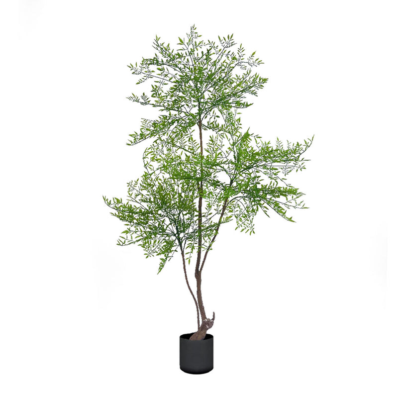 150cm Nandina Heavenly Bamboo Artificial Tree 3 Branch Green Plastic
