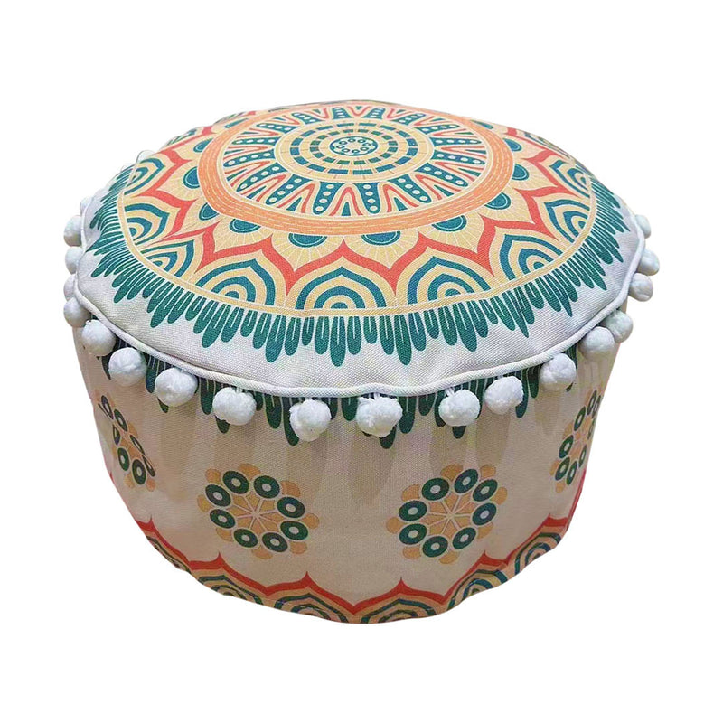 50x30cm Polyester Cotton Pouf Cushion Ultra Comfort Epp Particle Support Multicolor