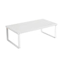 White Monitor Stand 50cm Ergonomic Elevated Desk Organizer Home Office Storage