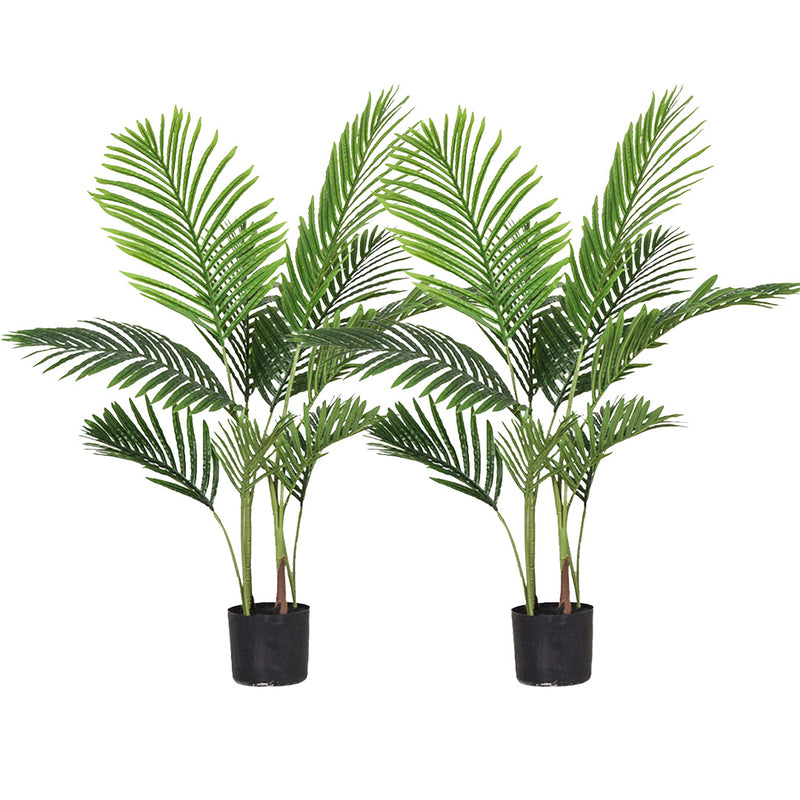 2X 145cm Green Artificial Sunflower Tree Indoor Outdoor Fake Plant Decor