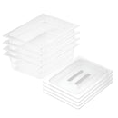 100mm Clear Gastronorm GN Pan Set of 4 With Lids Polycarbonate Food Tray