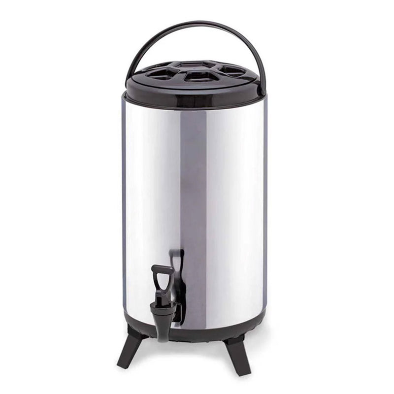 10L Portable Insulated Stainless Steel Coffee Tea Beer Brew Pot With Dispenser
