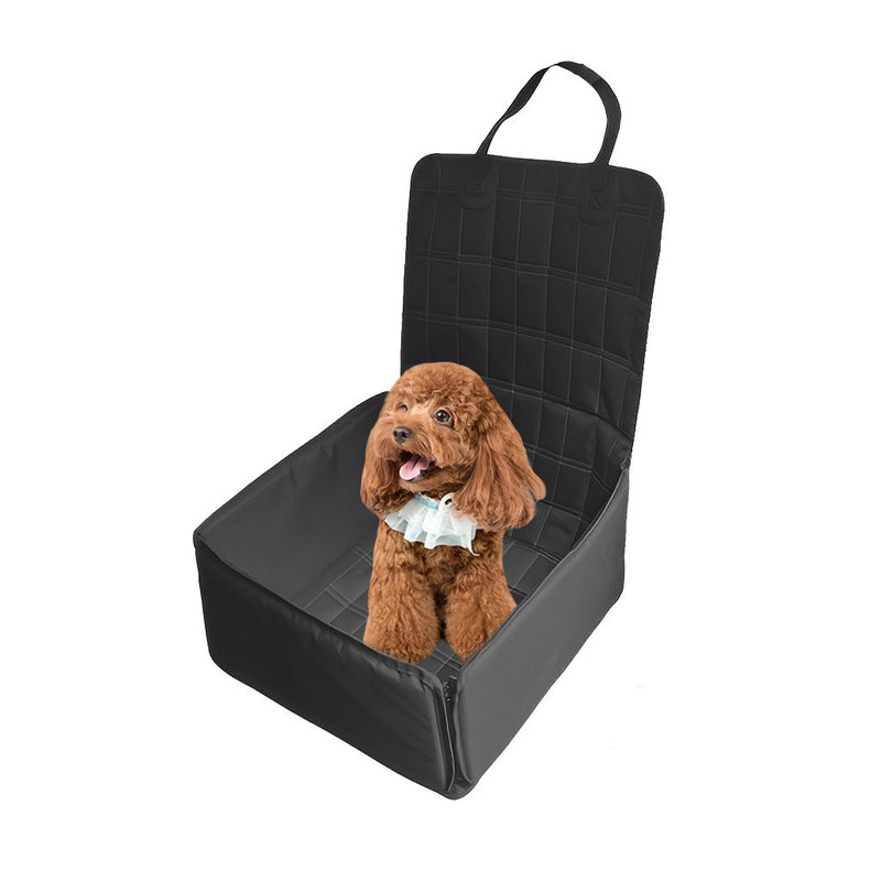 Pet Sitting Bag Car Oxford Cloth 42.5x25x58cm Black Non Slip Breathable Portable