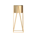 Gold Metal Plant Stand with Detachable Pot Holder Corner Shelving Rack 70cm