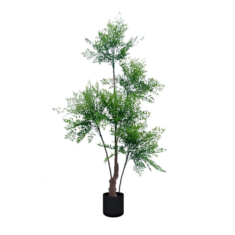 180cm Nandina Heavenly Bamboo Artificial Tree 5 Branches Realistic Green
