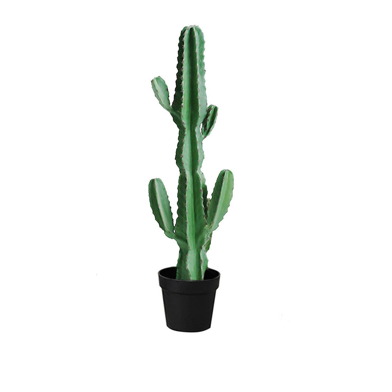 105cm Artificial Cactus Plant Polyurethane Potted Green Realistic 6 Heads