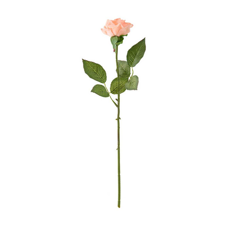 10pcs Artificial Silk Rose Bouquet Real Touch 6.5cm X 52cm Red Wedding Decor