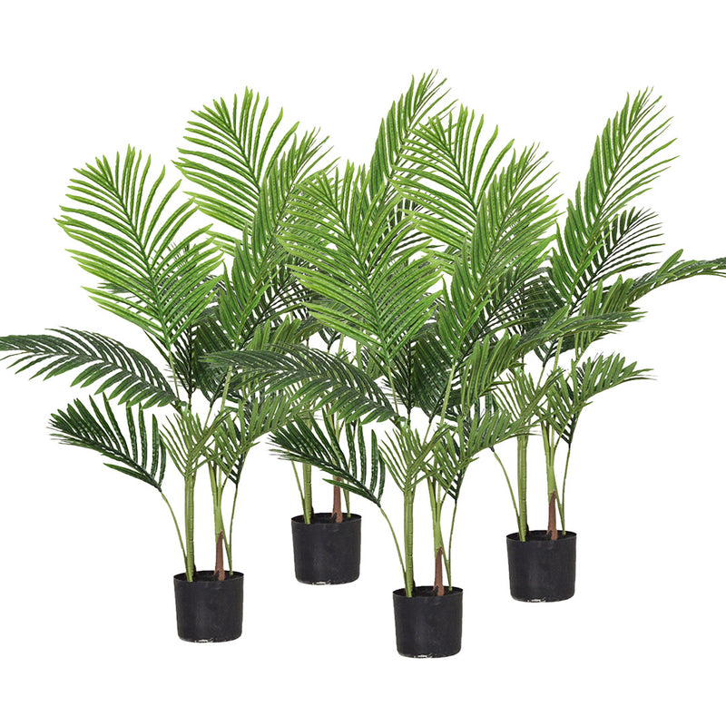 4X 145cm Artificial Swallowtail Sunflower Tree Green Indoor Outdoor Decor