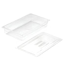 100mm Clear Gastronorm GN 1/1 Food Tray Storage Polycarbonate with Lid