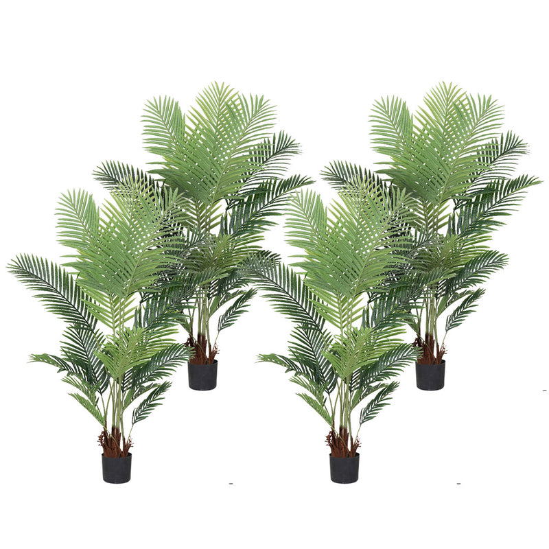 4X 180cm Artificial Potted Sunflower Tree Realistic With Moss