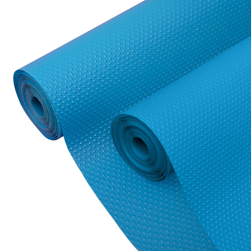 2X Blue Kitchen Shelf Drawer Liner EVA 40x300cm Non Slip Waterproof Mat