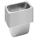 12X Full Size 1/3 GN Pan 20cm Deep Stainless Steel Tray Commercial Kitchen Use