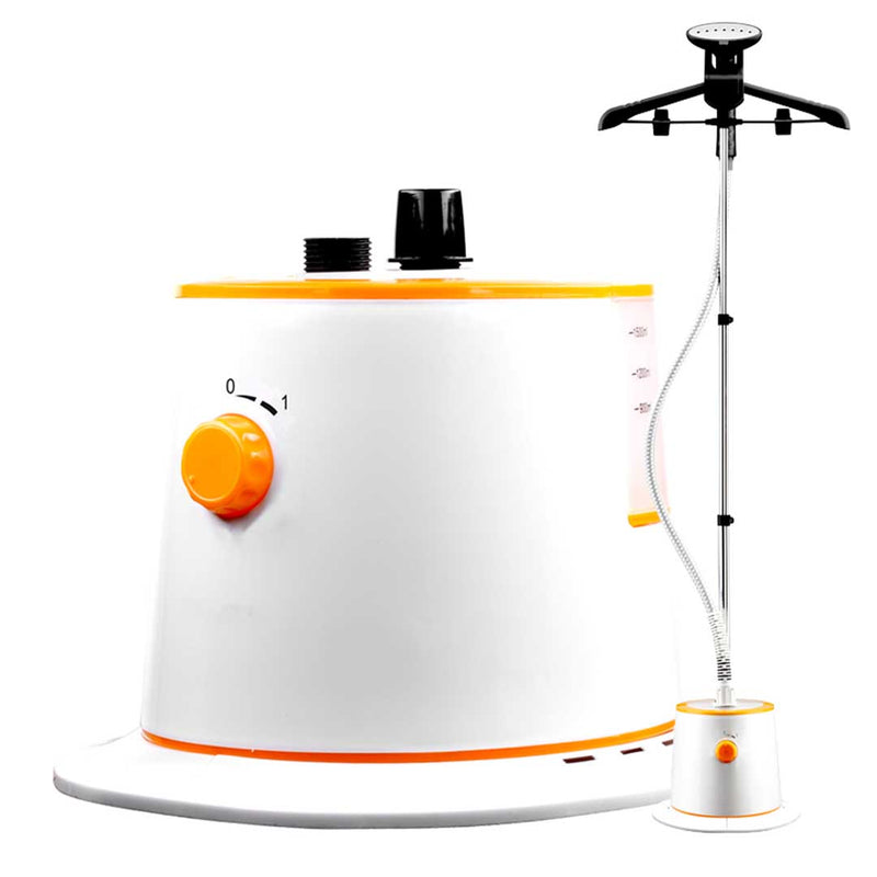 Garment Steamer Portable 1800W Dual Heat Telescopic Pole 1.5L Water Tank