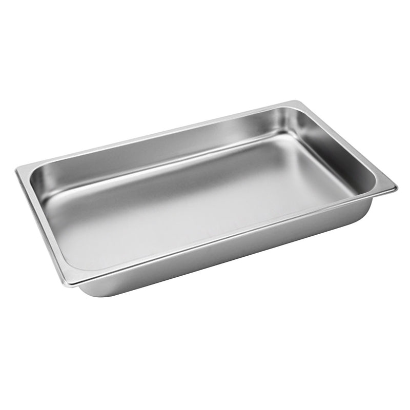 Full Size 1/1 Gastronorm Pan Stainless Steel 53cm X 32.5cm X 6.5cm Deep