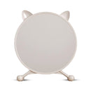White Smart Makeup Table Mirror 40cm Cat Ear Style No LED for Bedroom Decor