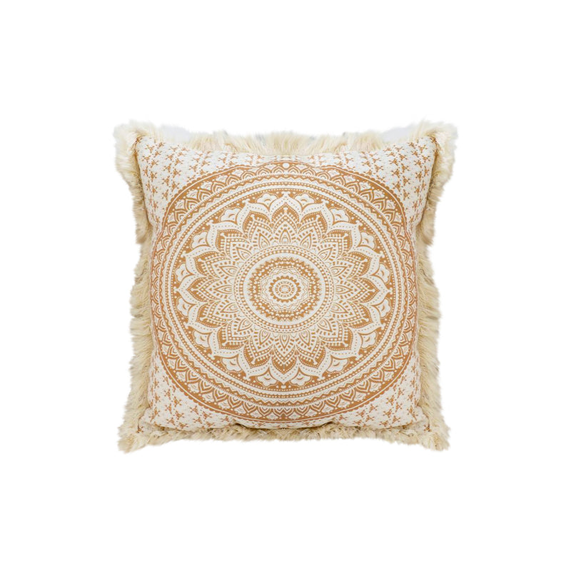 Velvet Plush Throw Pillow 45x45cm Cotton Polyester Multicolor