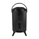 12L Stainless Steel Beverage Dispenser Insulated Hot Cold Drink Container Black
