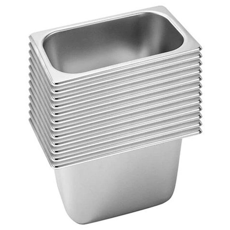 12X Gastronorm 1/3 Size Stainless Steel Pan 33.4x18.2x20Cm Commercial With Lids
