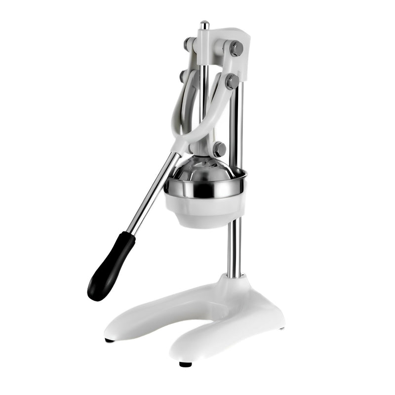 Manual Hand Press Citrus Juicer 304 Stainless Steel Cone 48cm White