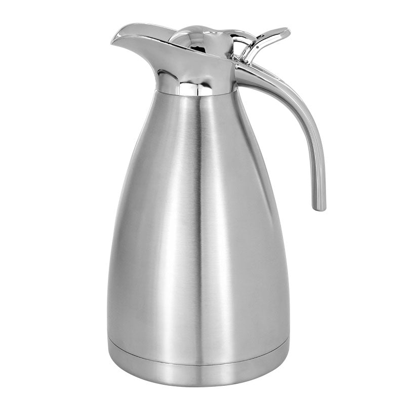 2.0L Silver Stainless Steel Vacuum Insulated Thermal Flask Triple Layer