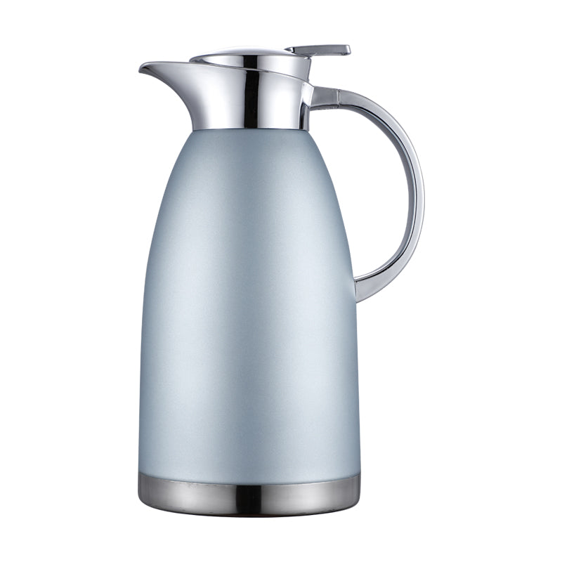 2.3L Blue 3 Layer Vacuum Insulated Stainless Steel Flask Wide Mouth Leakproof Lid